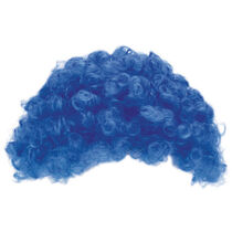 Peluca de poliester personalizada azul Peluca de poliester personalizada azul