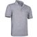 Polo pique con bolsillo 100 algodon hawk 220 con logo gris marengo