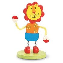 Pinza para papel en madera leon personalizada Pinza para papel en madera leon personalizada