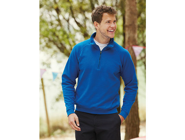 Sudadera media cremallera fruit of the loom 280 personalizada Sudadera media cremallera fruit of the loom 280 personalizada
