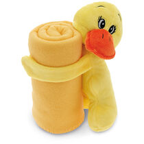 Manta infantil polar con patito personalizada Manta infantil polar con patito personalizada