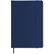 Libreta de notas grande con banda elastica personalizado azul