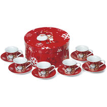 Set de 6 piezas de cafe personalizado Set de 6 piezas de cafe personalizado