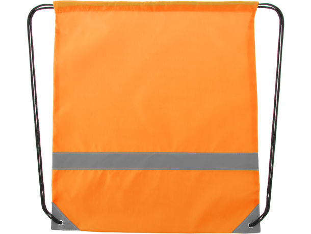 Mochila saco con cuerdas reflectante personalizada Mochila saco con cuerdas reflectante personalizada