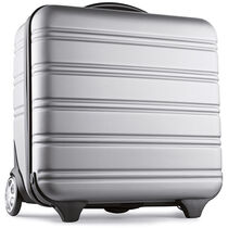 Maleta trolly abs personalizada plata mate Maleta trolly abs personalizada plata mate