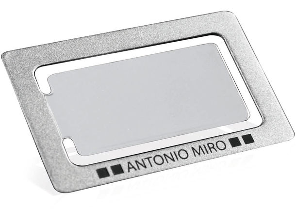 Clip marcapaginas antonio miro personalizado gris Clip marcapaginas antonio miro personalizado gris