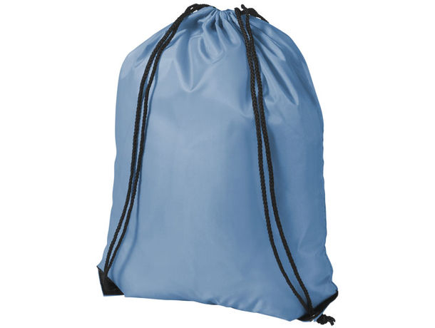 Mochila plana poliester 210d maxima calidad merchandising azul celeste Mochila plana poliester 210d maxima calidad merchandising azul celeste