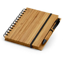 Bloc de notas eco bambu con boli personalizado Bloc de notas eco bambu con boli personalizado