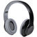 Auriculares plegables con panel de control integrado barato negro