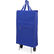 Carro compra de la compra plegable en poliester personalizado azul