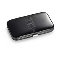Set manicura estuche rigido negro de pu barato negro Set manicura estuche rigido negro de pu barato negro