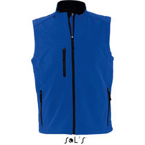 Chaleco hombre en soft shell rallye men sols personalizado azul royal Chaleco hombre en soft shell rallye men sols personalizado azul royal