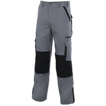 Pantalon bicolor multibolsillos con refuerzo de tejido velilla personalizado Pantalon bicolor multibolsillos con refuerzo de tejido velilla personalizado