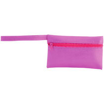 Monedero de pvc con asa personalizado fucsia