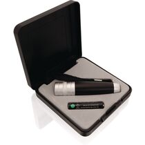 Linterna traveller de aluminio personalizada negro Linterna traveller de aluminio personalizada negro