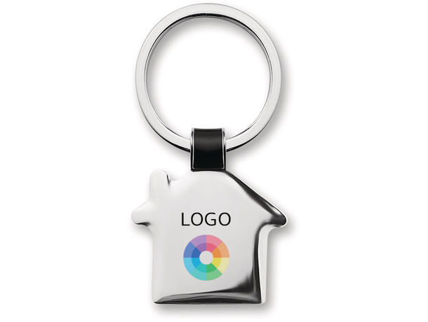 Llavero en forma de casa personalizado Llavero en forma de casa personalizado