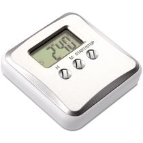 Reloj de cocina magnetico personalizado plata mate Reloj de cocina magnetico personalizado plata mate