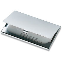 Tarjetero cromado plata mate personalizado plata mate Tarjetero cromado plata mate personalizado plata mate