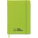 Libreta de notas grande con banda elastica con logo verde lima