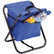 Silla y nevera de playa 2 en 1 personalizada azul