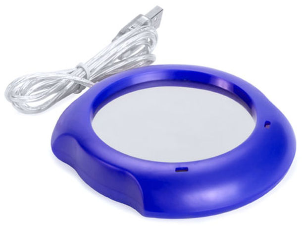 Calentador usb para tazas personalizado azul Calentador usb para tazas personalizado azul