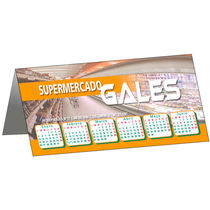 Calendario de mesa de pvc personalizado personalizado Calendario de mesa de pvc personalizado personalizado