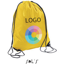 Maxima calidad mochila gymsack poliester 210t reforzada sols personalizado Maxima calidad mochila gymsack poliester 210t reforzada sols personalizado