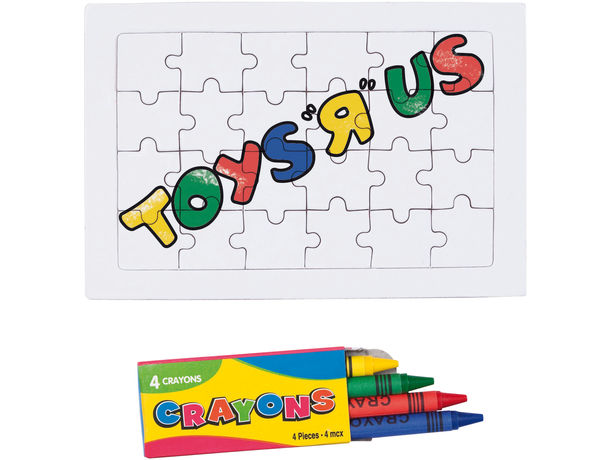 Puzzle para pintar con ceras 24 piezas personalizado Puzzle para pintar con ceras 24 piezas personalizado