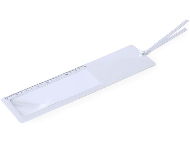Marca paginas con regla y lupa barata blanco Marca paginas con regla y lupa barata blanco